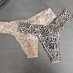 Victoria's Secret Lacie Thong x 2